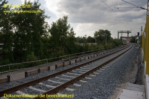 Bahndamm Engertstrae - Blickrichtung Nord