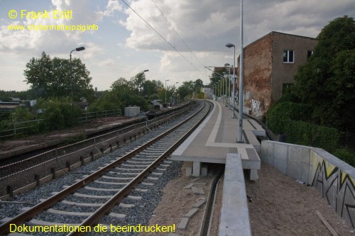 Bahnsteig Ost - Blickrichtung Nord