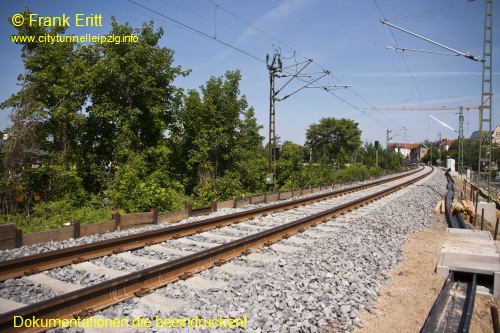 Bahndamm Engertstrae - Blickrichtung Nord