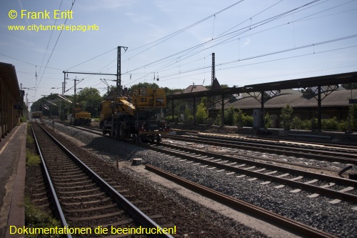 alter Bahnhof Leutzsch - Blickrichtung Westen