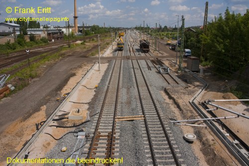 Fugngerbrcke Schwartzestrae - Blickrichtung Nord