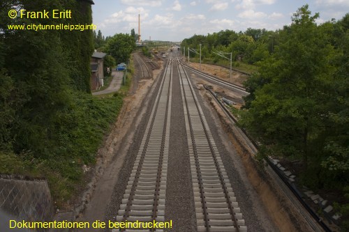 Fugngerbrcke Kurt-Kresse-Strae - Blickrichtung Nord