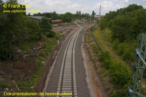 Fugngerbrcke Kurt-Kresse-Strae (Waldbahn)- Blickrichtung Nord