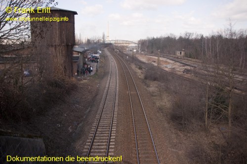 Fugngerbrcke Kurt-Kresse-Strae - Blickrichtung Nord