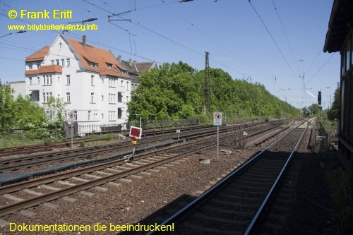 alter Bahnsteig - Blickrichtung Norden