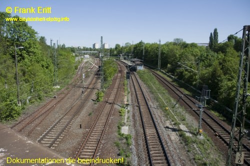 Brcke Bornaische Strae - Blickrichtung Nordwest