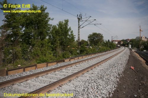 Bahndamm Engertstrae - Blickrichtung Nord