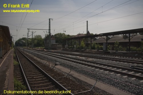 alter Bahnhof Leutzsch - Blickrichtung Osten