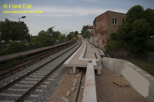 Bahnsteig Ost - Blickrichtung Nord