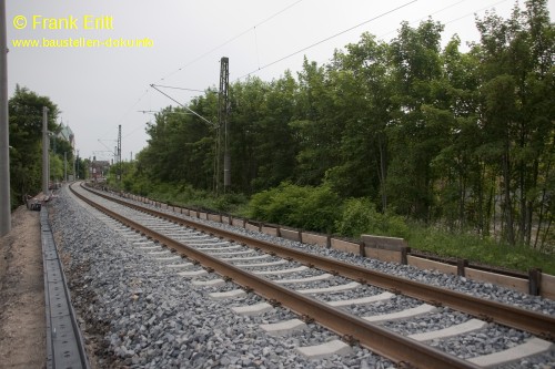 Bahndamm Engertstrae - Blickrichtung Sd