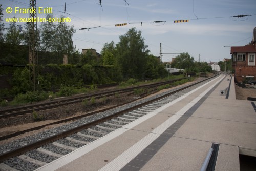 Bahnsteig Ost - Blickrichtung Norden