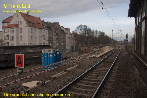 alter Bahnsteig - Blickrichtung Norden