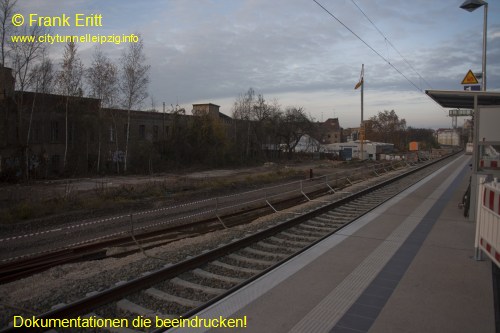 Bahnsteig Ost - Blickrichtung Norden