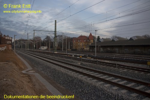 alter Bahnhof Leutzsch - Blickrichtung Osten