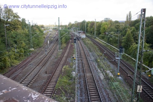 Brcke Bornaische Strae - Blickrichtung Nordwest