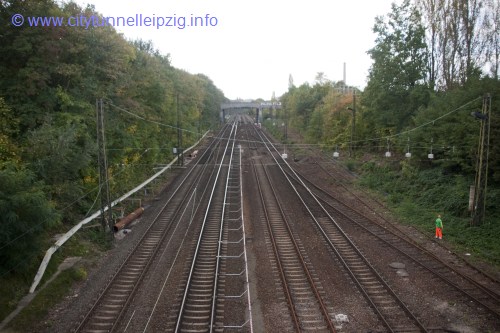 Prager Brcke Blickrichtung Sden