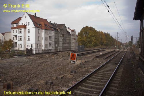 alter Bahnsteig - Blickrichtung Norden