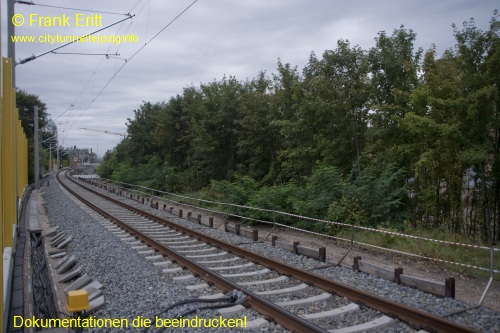 Bahndamm Engertstrae - Blickrichtung Sd