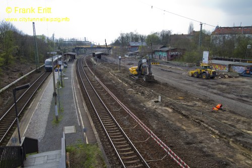 alte Zugangsbrcke - Blickrichtung Sd