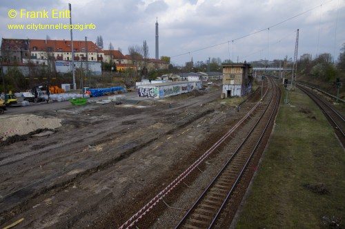 alte Zugangsbrcke - Blickrichtung Nord