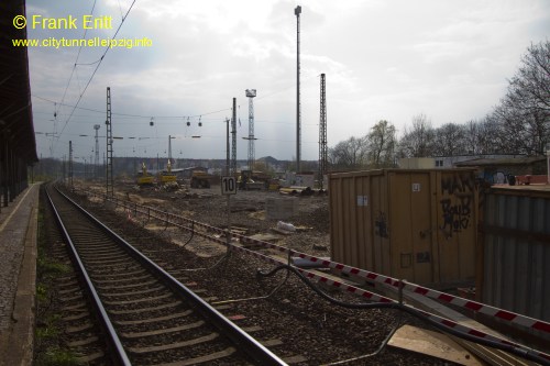 alter Bahnsteig - Blickrichtung Sden