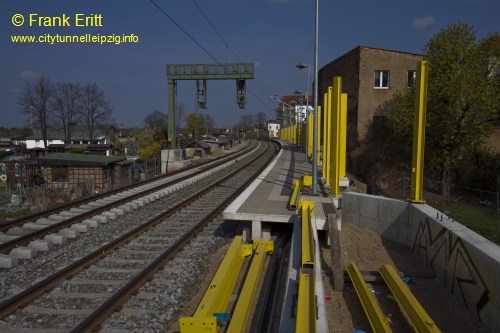 Bahnsteig Ost - Blickrichtung Nord