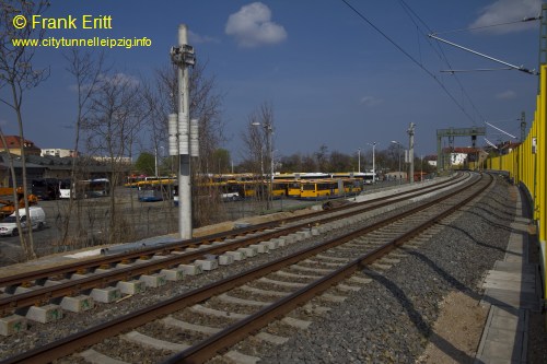 Bahndamm Engertstrae - Blickrichtung Nord