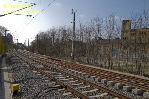 Bahndamm Engertstrae - Blickrichtung Sd