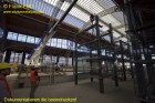 Montage Aufzugsschacht großes Atrium Hauptbahnhof