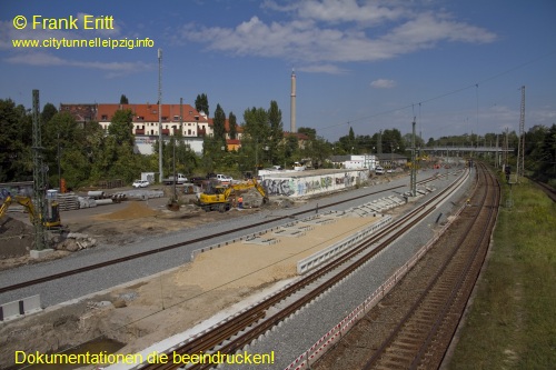 alte Zugangsbrcke - Blickrichtung Nord