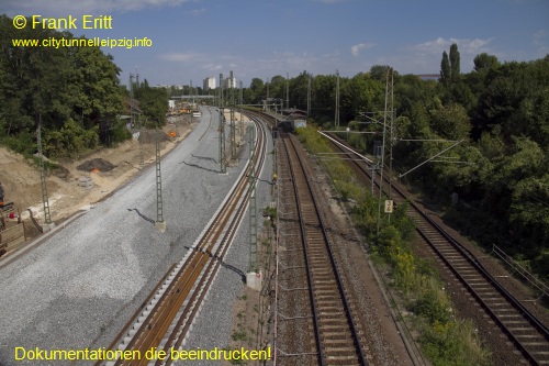 Brcke Bornaische Strae - Blickrichtung Nordwest