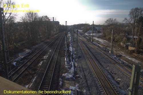 Br�cke Bornaische Stra�e - Blickrichtung S�dost