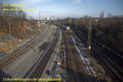 Brcke Bornaische Strae - Blickrichtung Nordwest