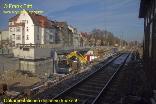 alter Bahnsteig - Blickrichtung Norden