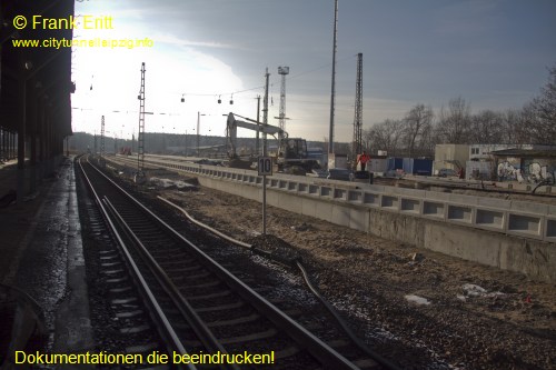 alter Bahnsteig - Blickrichtung Sden