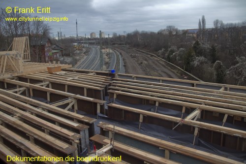 Brcke Bornaische Strae - Blickrichtung Nordwest