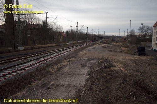 Einfahrt Nord - Blickrichtung Sden