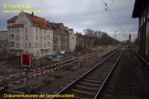 alter Bahnsteig - Blickrichtung Norden