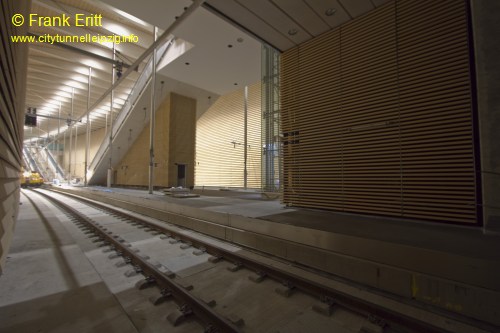 Blick aus der Nordostecke der Station