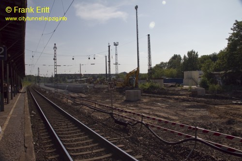 alter Bahnsteig - Blickrichtung Sden