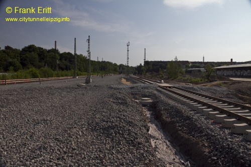 neuer Bahnsteig - Blickrichtung Sden