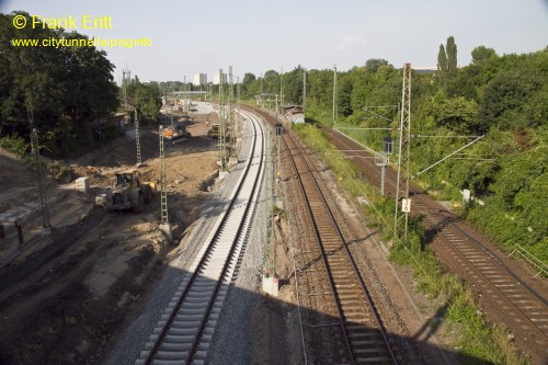 Brcke Bornaische Strae - Blickrichtung Nordwest