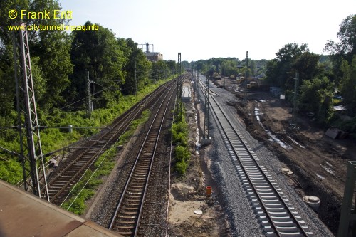 Brcke Bornaische Strae - Blickrichtung Sdost