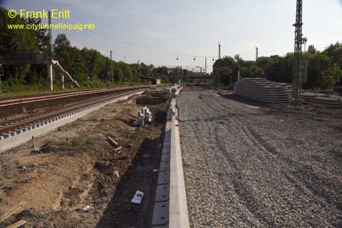 Neuer Bahnsteig Blickrichtung Sd