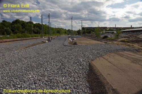 neuer Bahnsteig - Blickrichtung Sden