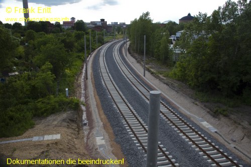 Zwickauer Strae - Blickrichtung Nordwest (Einbindung CTL)