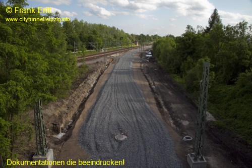 Arno-Nitzsche Strae - Blickrichtung Sd (Einbindung CTL)