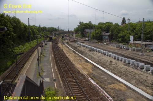 alte Zugangsbrcke - Blickrichtung Sd