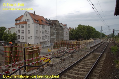 alter Bahnsteig - Blickrichtung Norden