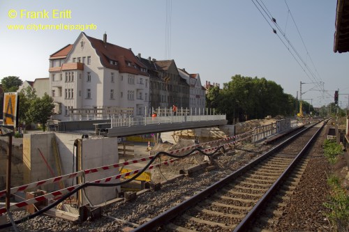 alter Bahnsteig - Blickrichtung Norden